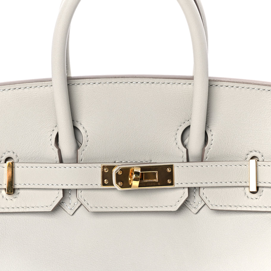 Hermes Swift Birkin 30  Gris Perle Image 7