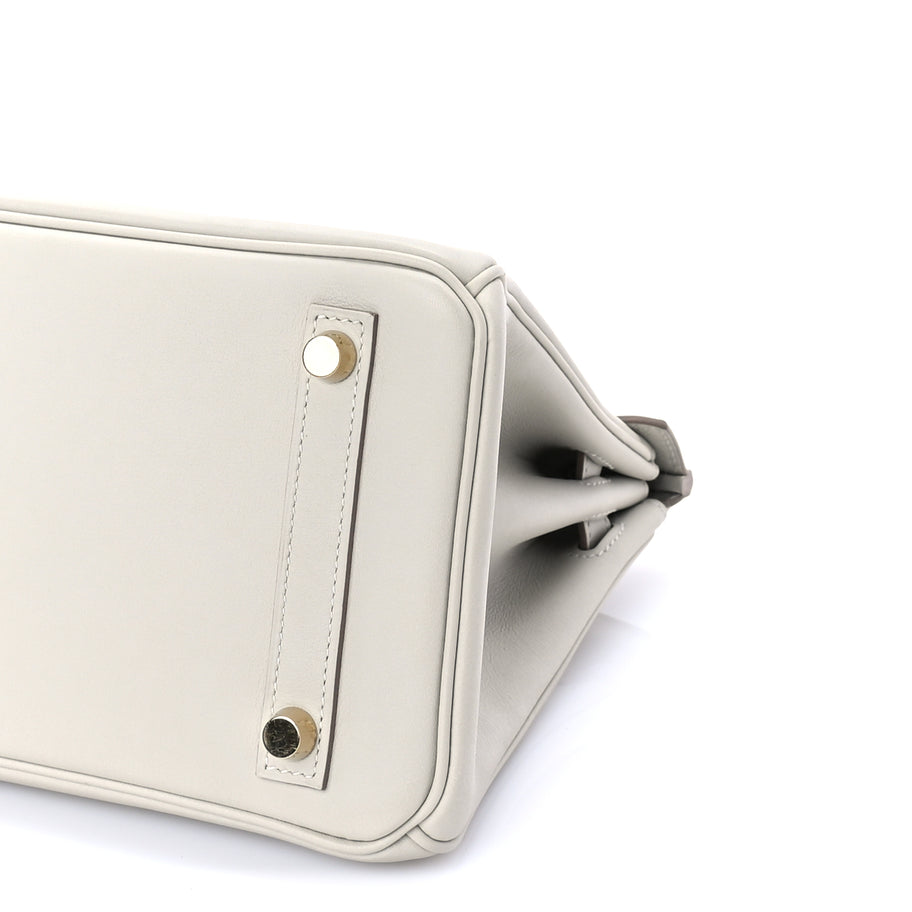 Hermes Swift Birkin 30  Gris Perle Image 9