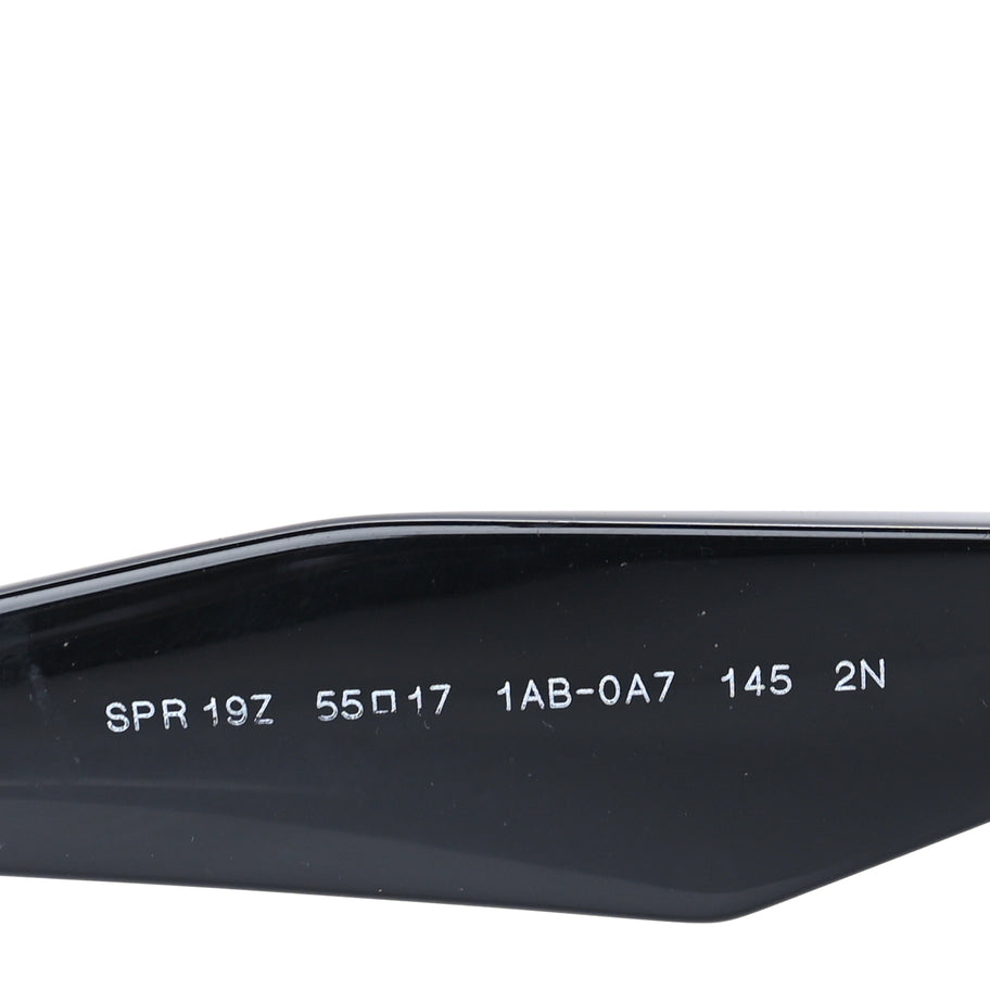 Prada Acetate Symbole Sunglasses SPR 19Z  Black Image 5