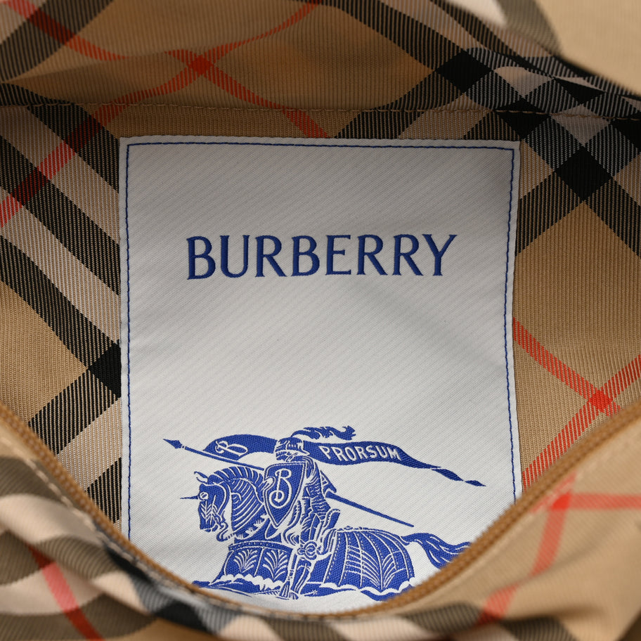 Burberry Canvas Check Belt Bag Black Sand Sand Image 5