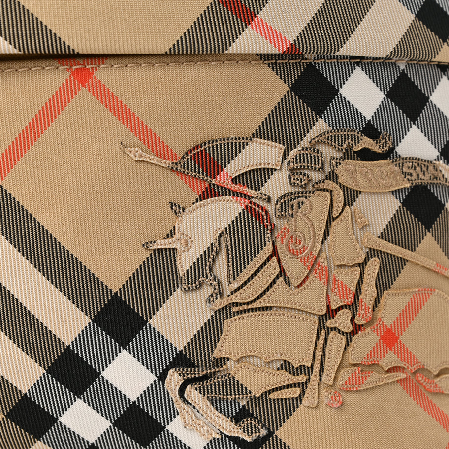 Burberry Canvas Check Belt Bag Black Sand Sand Image 6