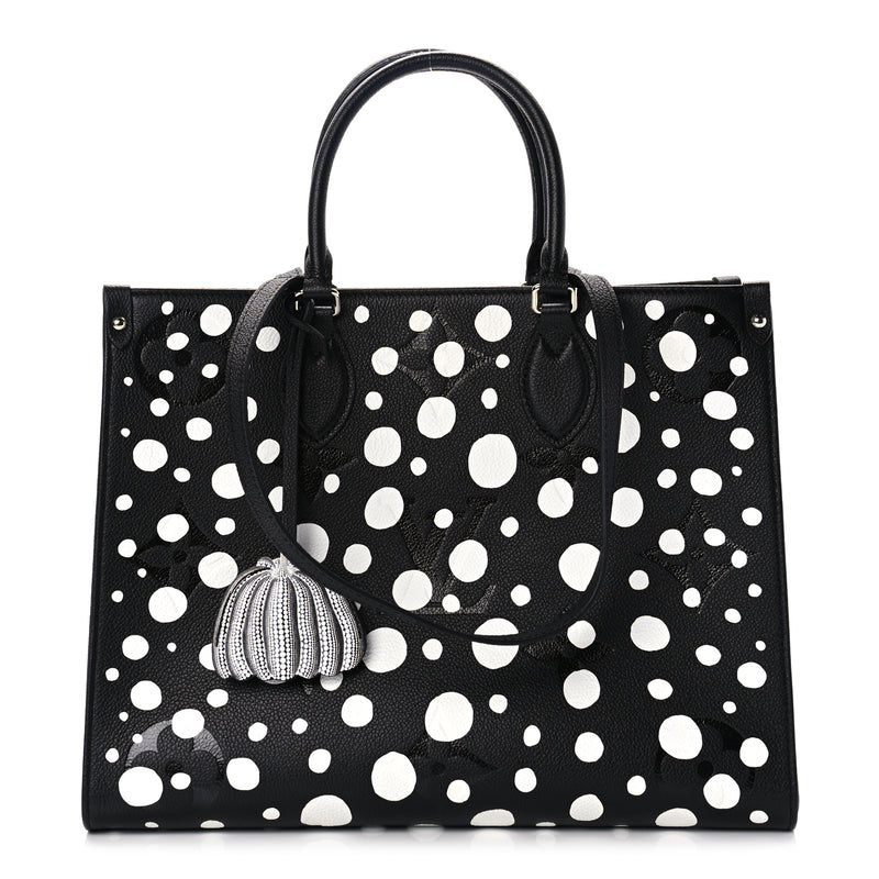  Louis Vuitton LV X YK Empreinte Monogram Giant Onthego MM Black