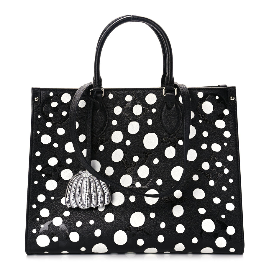 Louis Vuitton LV X YK Empreinte Monogram Giant Onthego MM Black Image 1