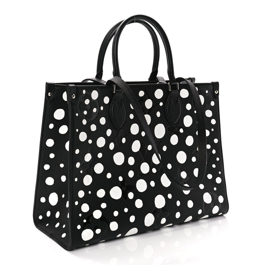 Louis Vuitton LV X YK Empreinte Monogram Giant Onthego MM Black Image 2