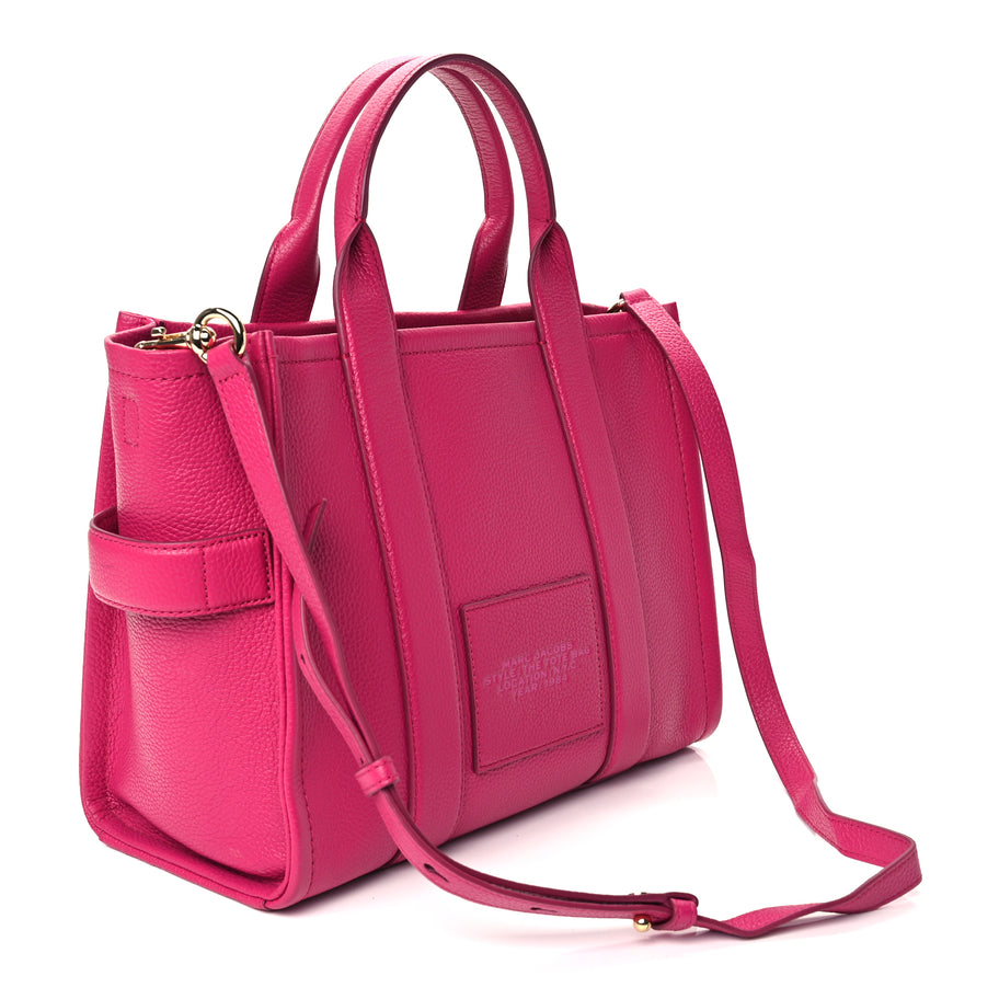 Marc Jacobs Grained Calfskin Medium The Tote Bag Lipstick Image 2