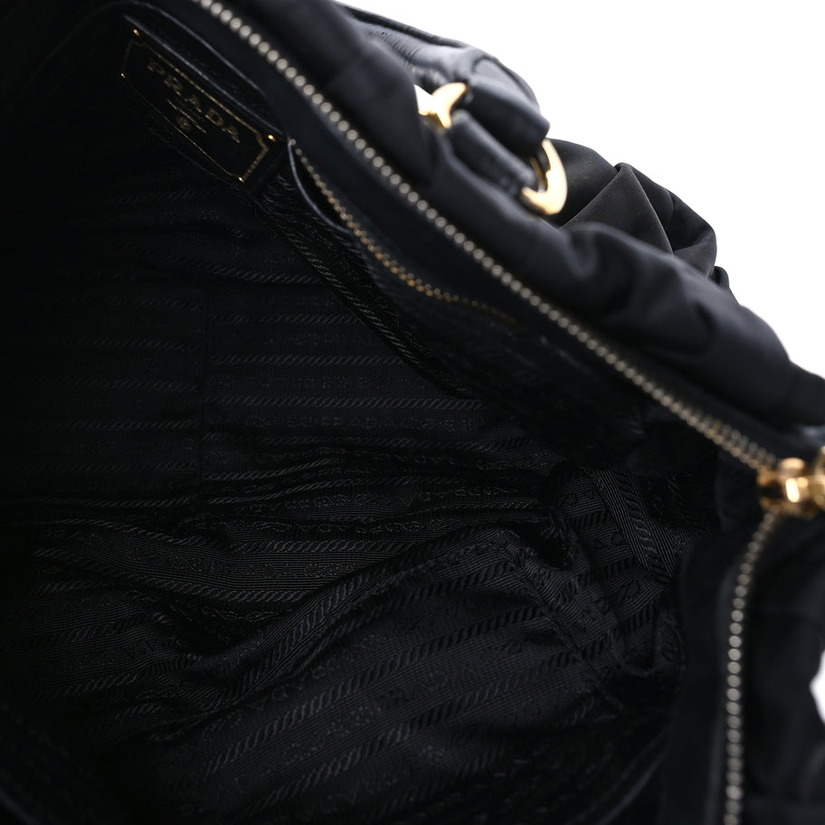 Prada Tessuto Nylon Gaufre Tote Black Image 4