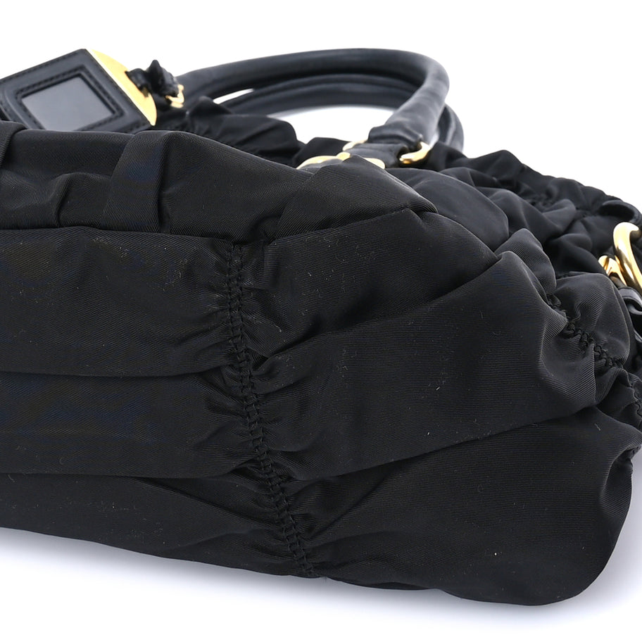 Prada Tessuto Nylon Gaufre Tote Black Image 8