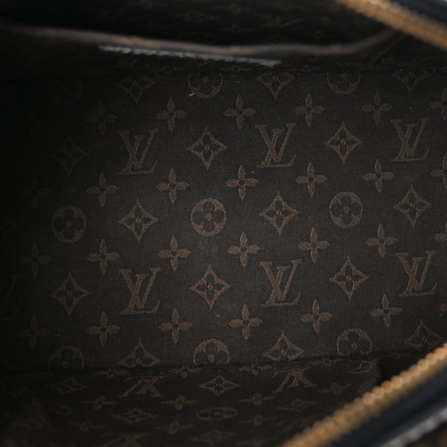 Louis Vuitton X FORNASETTI Calfskin Architettura Alma BB Black White Image 4