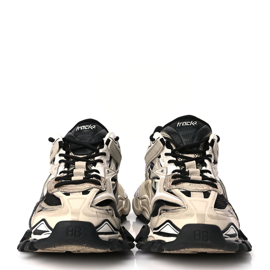 Balenciaga Rubber Mesh Bi-Color Mens Track.2 Open Sneakers Balenciaga Rubber Mesh Bi-Color Mens Track.2 Open Sneakers