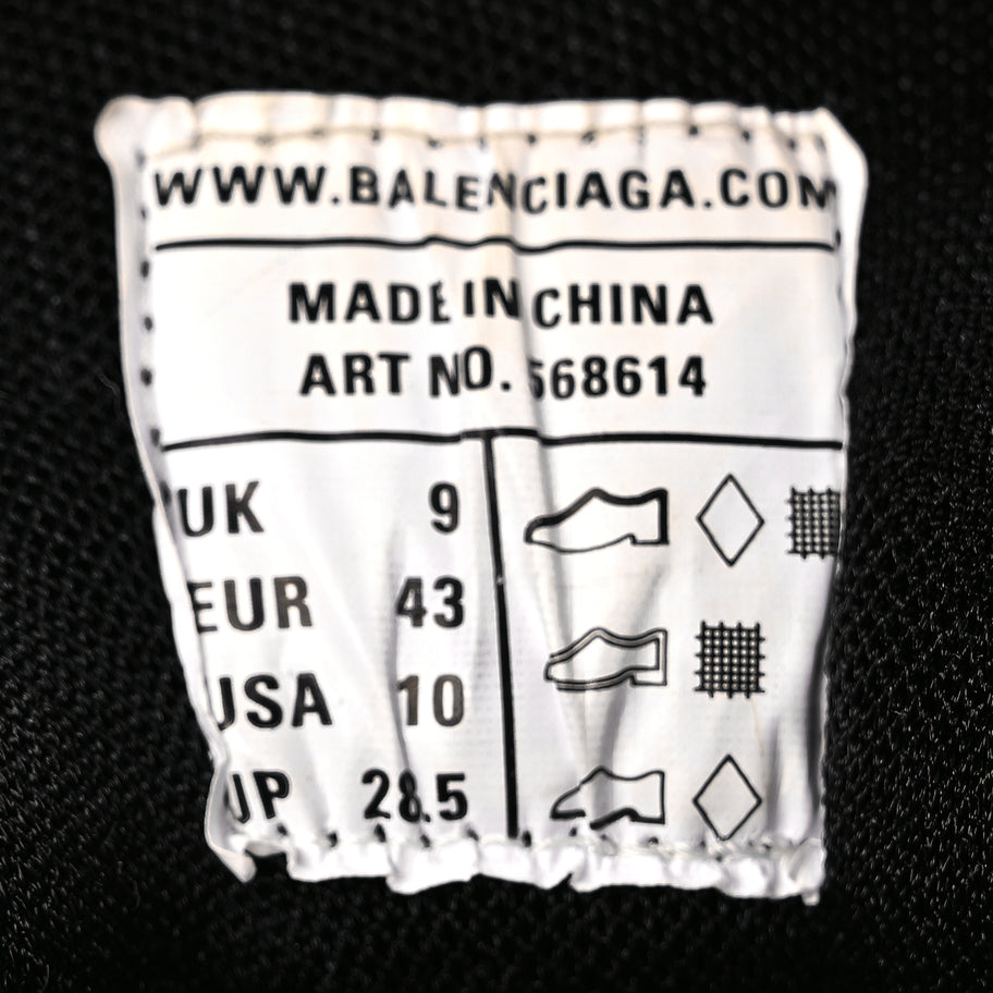 Balenciaga Rubber Mesh Bi-Color Mens Track.2 Open Sneakers 43 Beige Black Image 7