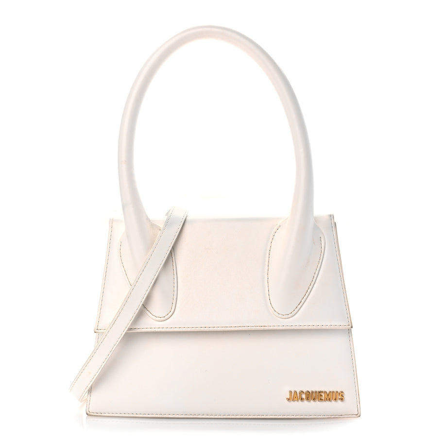 Jacquemus Smooth Calfskin Le Grand Chiquito White Image 1