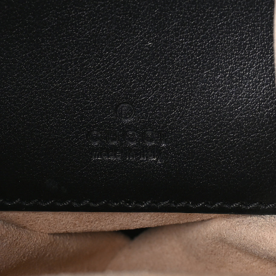 Gucci Calfskin Matelasse Mini GG Marmont 2.0 Bucket Bag  Black Image 5