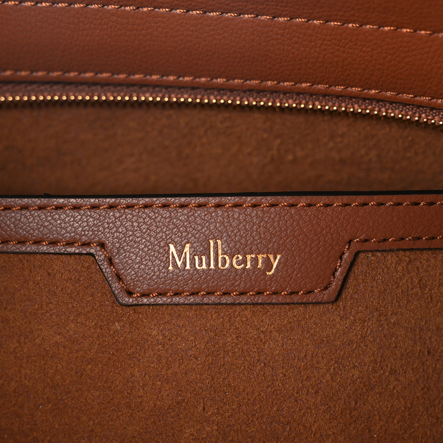 Mulberry Micro Classic Grain Clovelly Crossbody Bright Oak Image 5