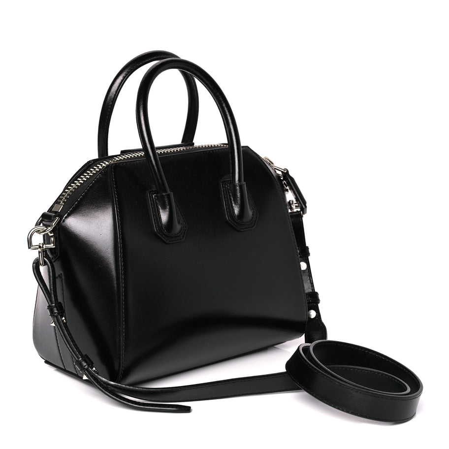 Givenchy Shiny Lord Calfskin Mini Antigona Black Image 2