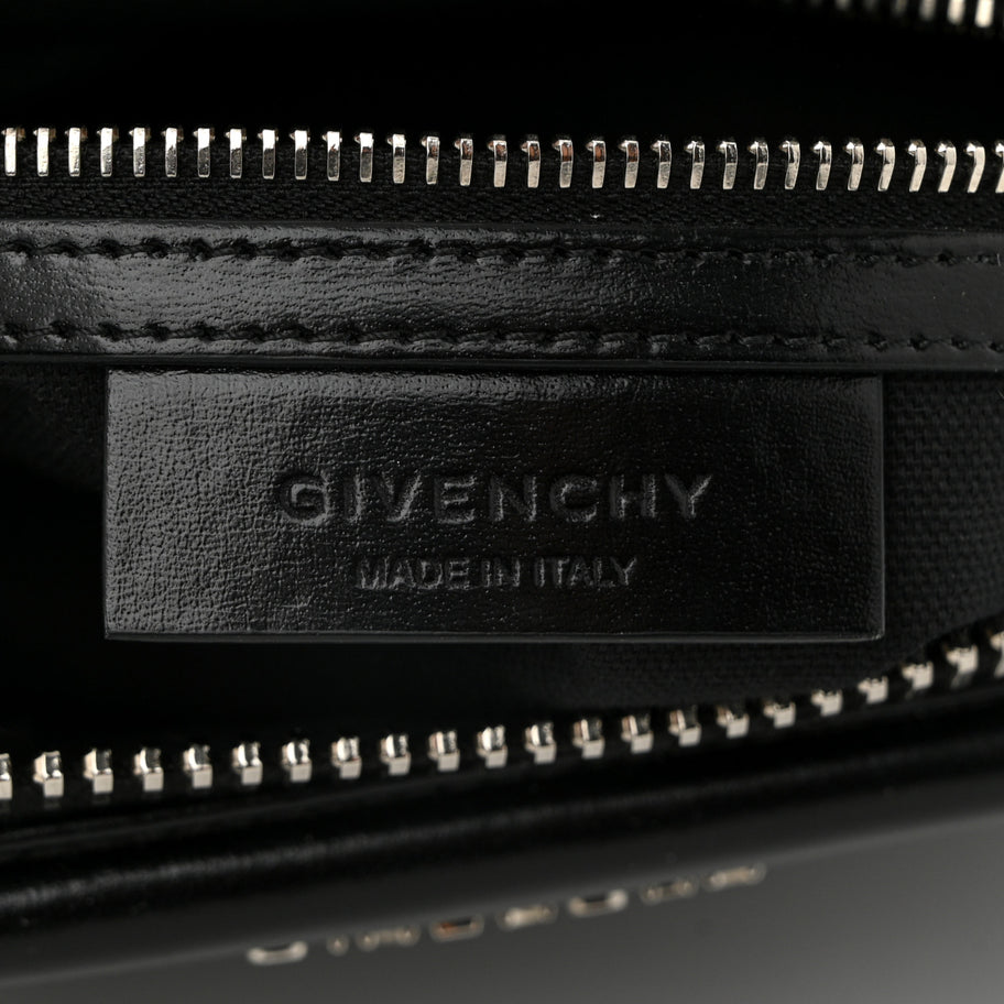 Givenchy Shiny Lord Calfskin Mini Antigona Black Image 5
