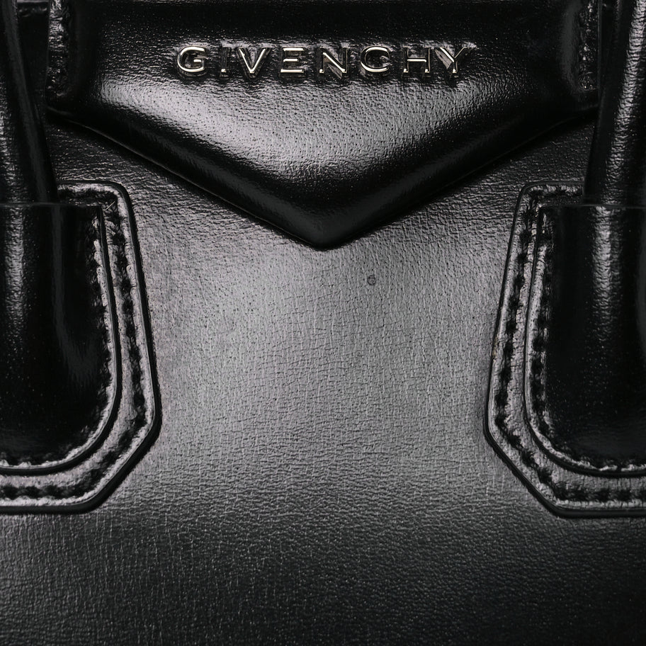 Givenchy Shiny Lord Calfskin Mini Antigona Black Image 6
