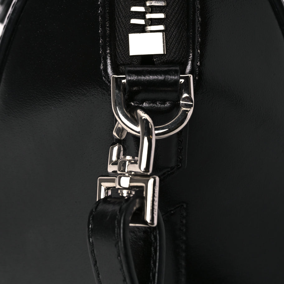 Givenchy Shiny Lord Calfskin Mini Antigona Black Image 9