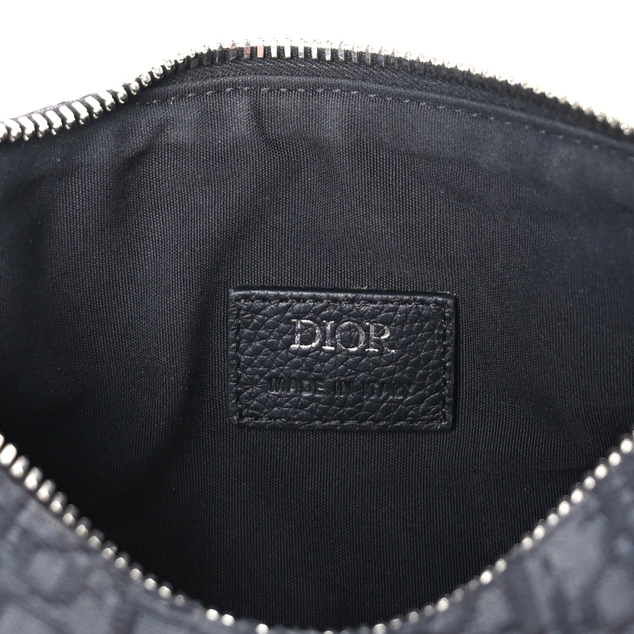 Christian Dior Oblique Roller Messenger Bag Black Image 5