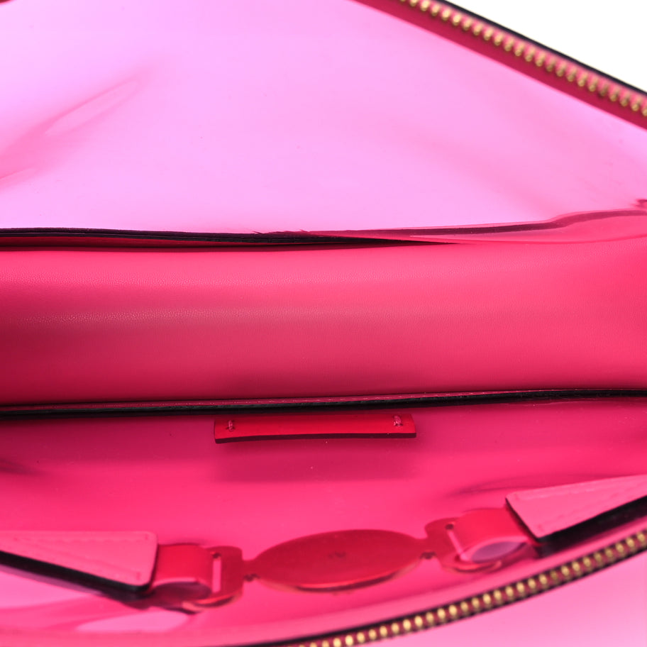 Versace PVC Medusa Clutch Fuschia Image 5