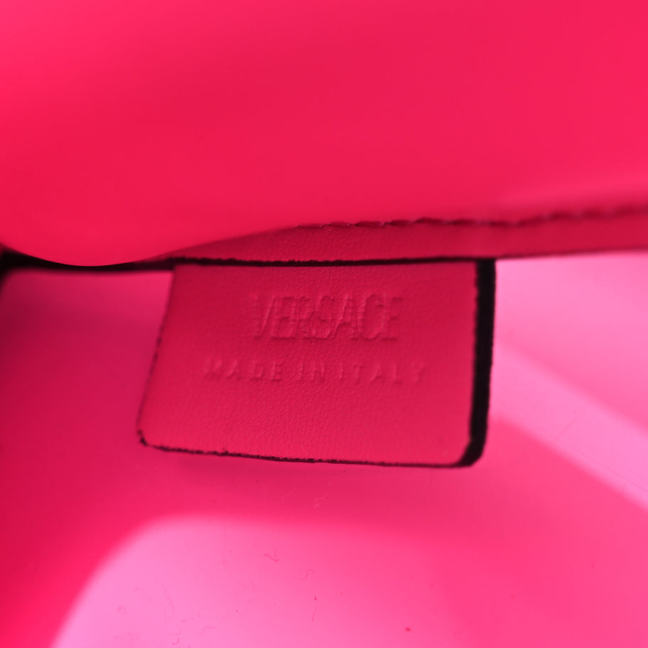 Versace PVC Medusa Clutch Fuschia Image 6