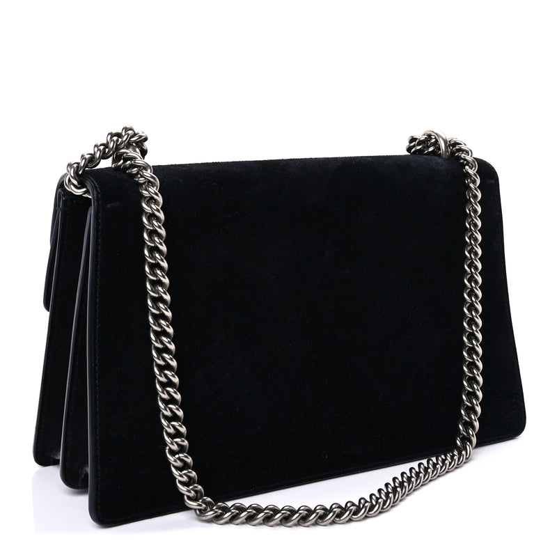  Gucci Suede Small Dionysus Shoulder Bag Black