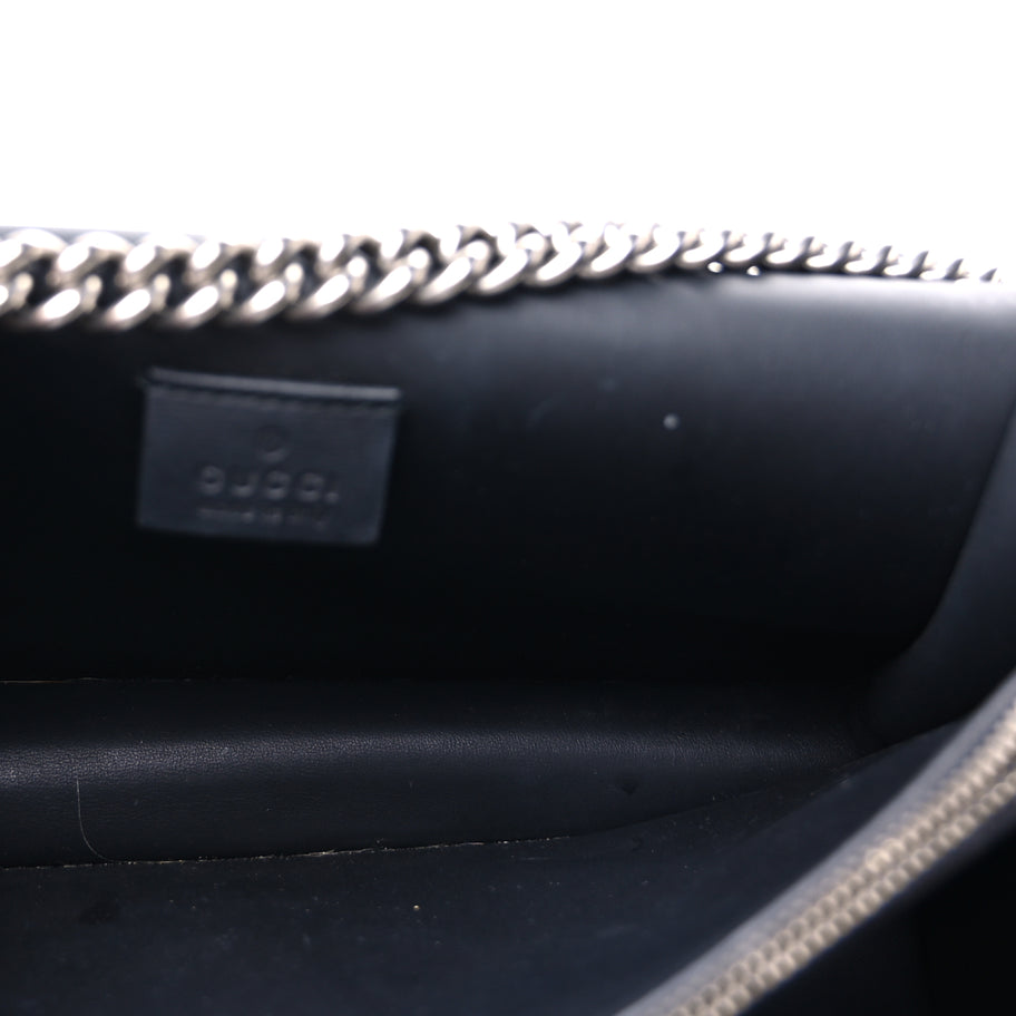 Gucci Suede Small Dionysus Shoulder Bag Black Image 4