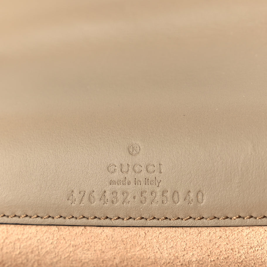 Gucci GG Supreme Monogram Super Mini Dionysus Shoulder Bag Taupe Image 5