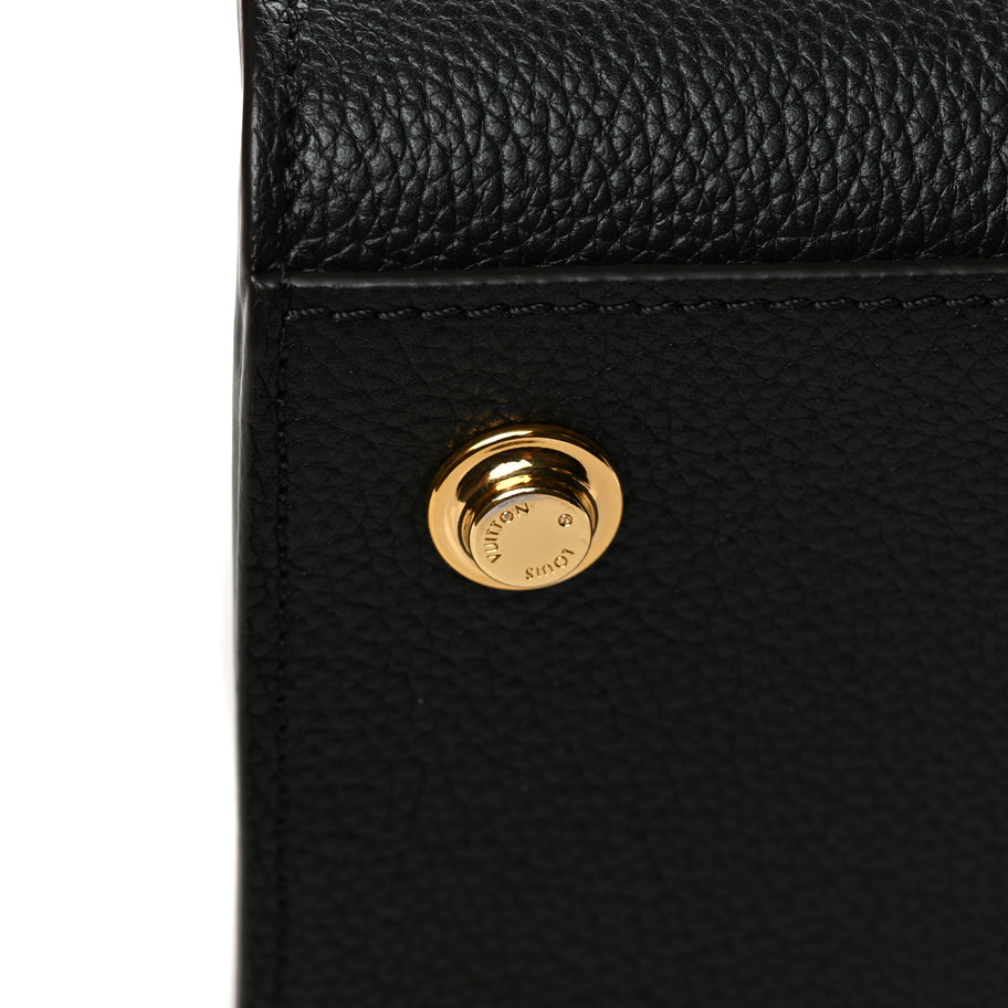 Louis Vuitton Taurillon City Steamer MM Black Image 7