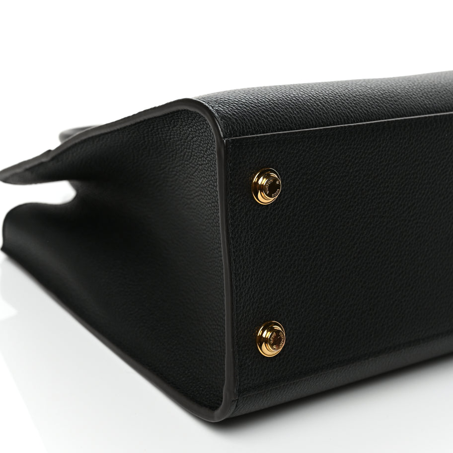 Louis Vuitton Taurillon City Steamer MM Black Image 8