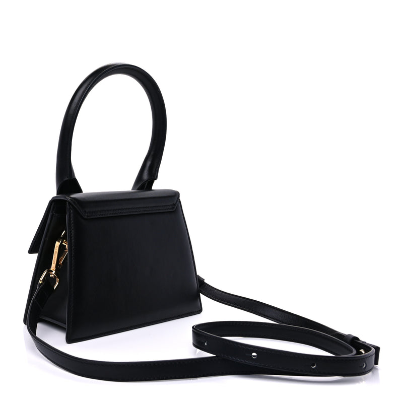  Jacquemus Smooth Calfskin Le Chiquito Moyen Black