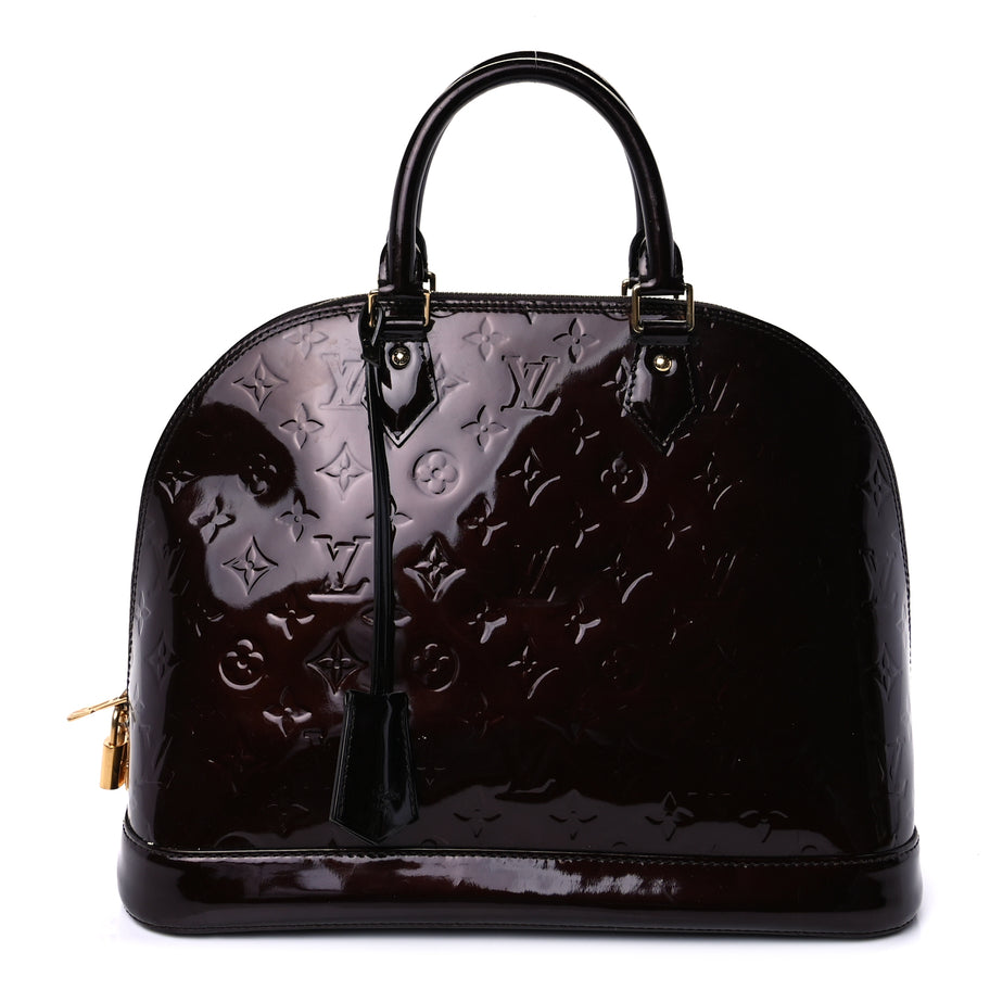 Louis Vuitton Vernis Alma MM   Amarante Image 1