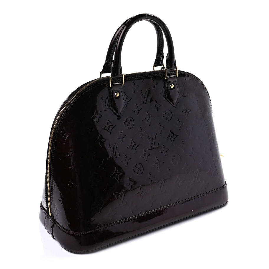 Louis Vuitton Vernis Alma MM   Amarante Image 2