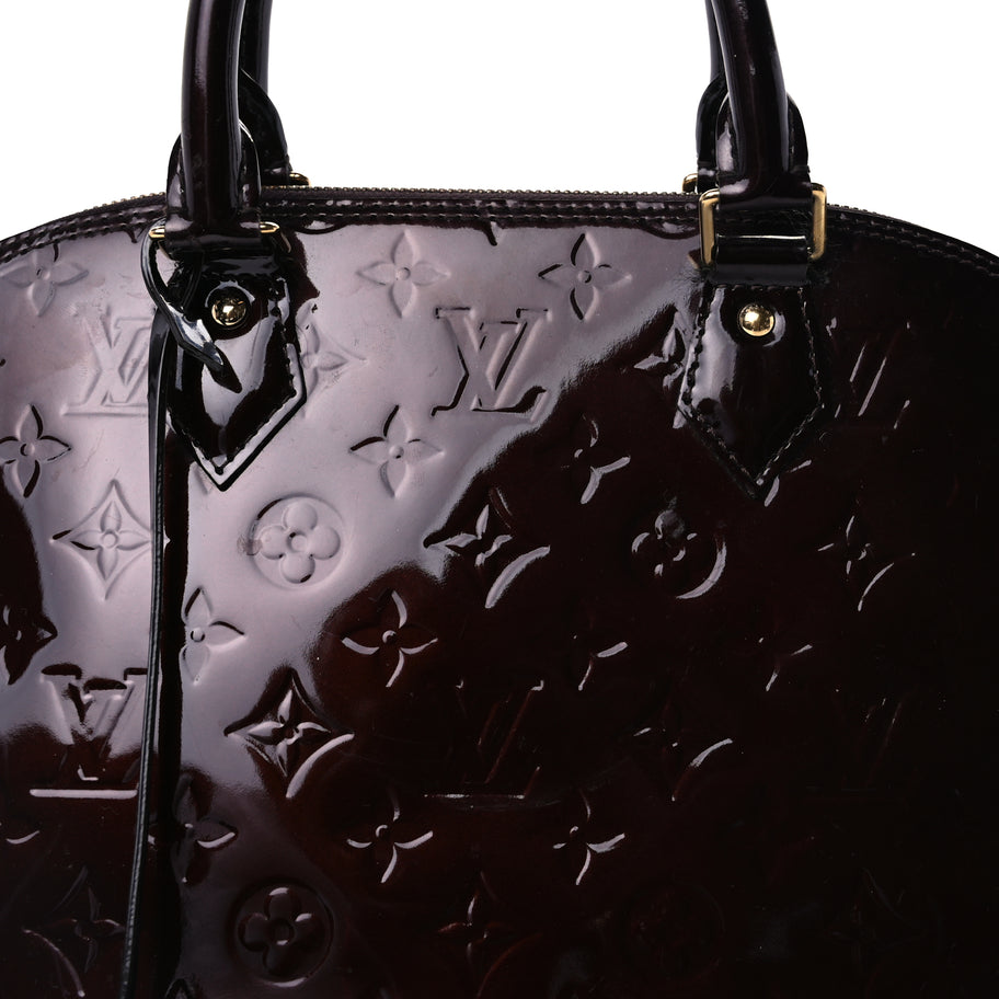 Louis Vuitton Vernis Alma MM   Amarante Image 6