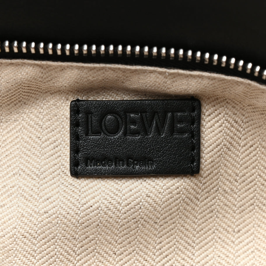 Loewe Calfskin Medium Puzzle Bag Black Beige Green Image 5