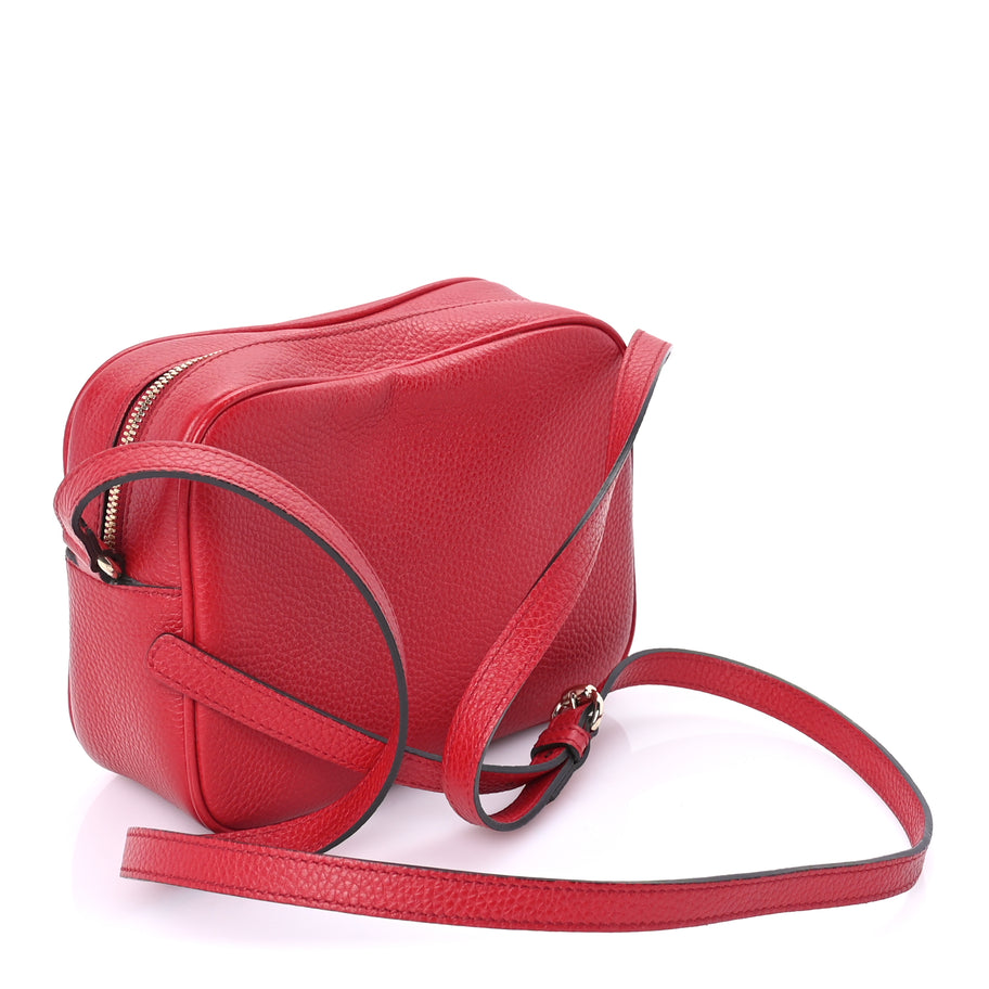 Gucci Calfskin Small Soho Disco Bag  Tabasco Red Image 2