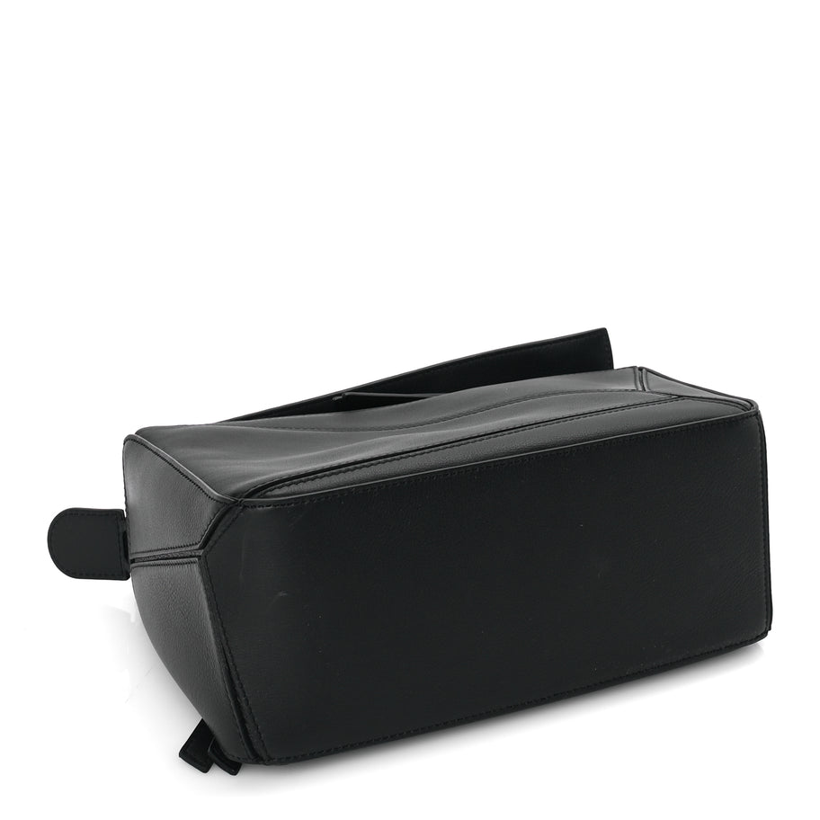 Loewe Calfskin Small Puzzle Bag  Black Image 3