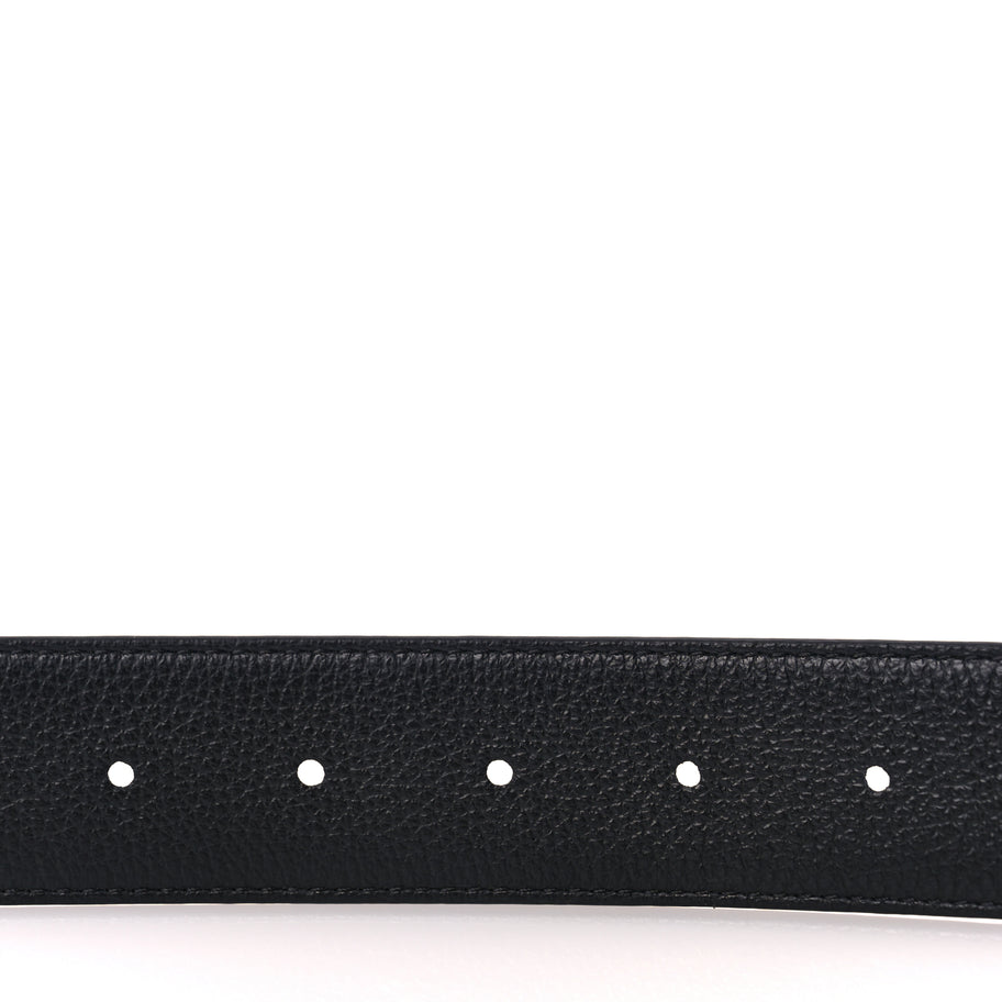 Louis Vuitton Monogram LV Circle 35mm Reversible Belt 75 30 Black Image 3