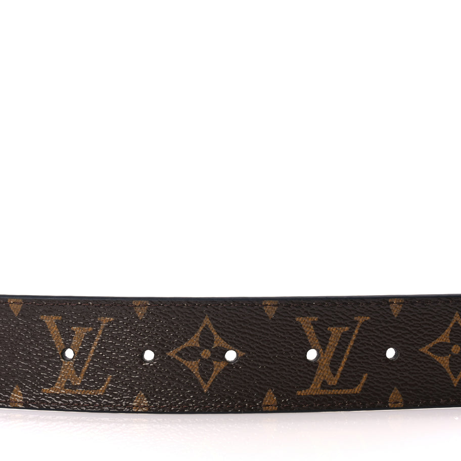 Louis Vuitton Monogram LV Circle 35mm Reversible Belt 75 30 Black Image 4