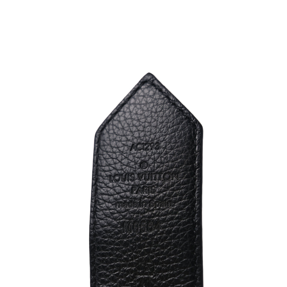 Louis Vuitton Monogram LV Circle 35mm Reversible Belt 75 30 Black Image 5