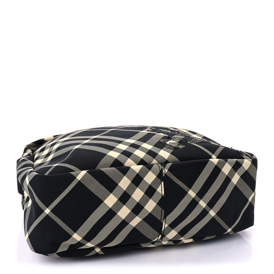 Burberry Canvas Check EKD-applique Crossbody Bag Black Calico Image 3