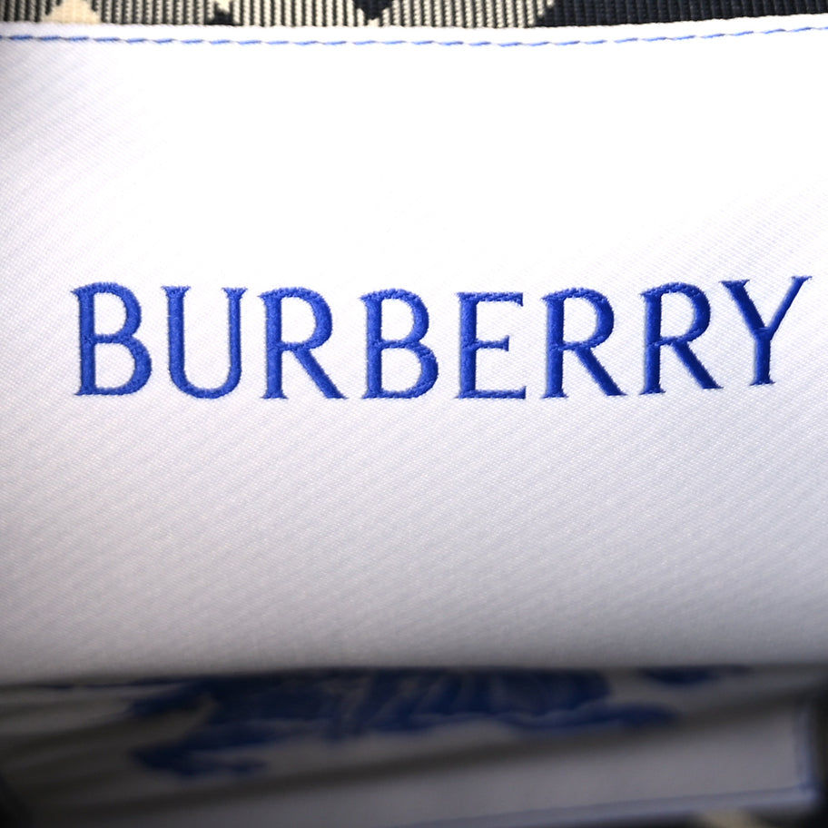 Burberry Canvas Check EKD-applique Crossbody Bag Black Calico Image 5
