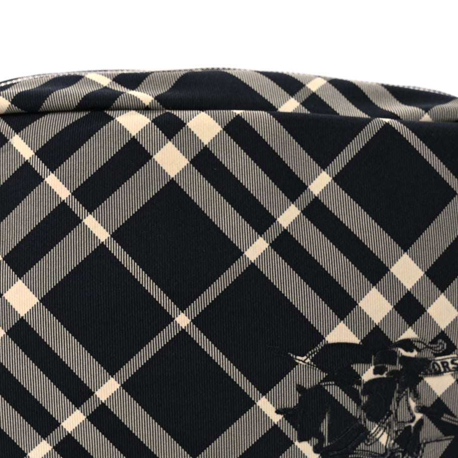 Burberry Canvas Check EKD-applique Crossbody Bag Black Calico Image 6