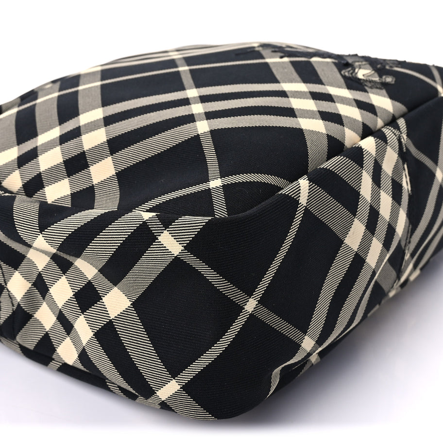 Burberry Canvas Check EKD-applique Crossbody Bag Black Calico Image 7