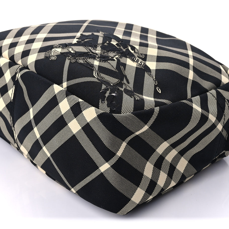 Burberry Canvas Check EKD-applique Crossbody Bag Black Calico Image 8