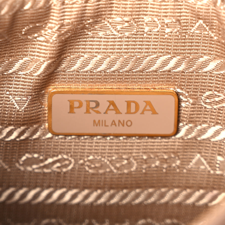 Prada Saffiano Lux Re-Edition Mini Shoulder Bag Cammeo Image 5
