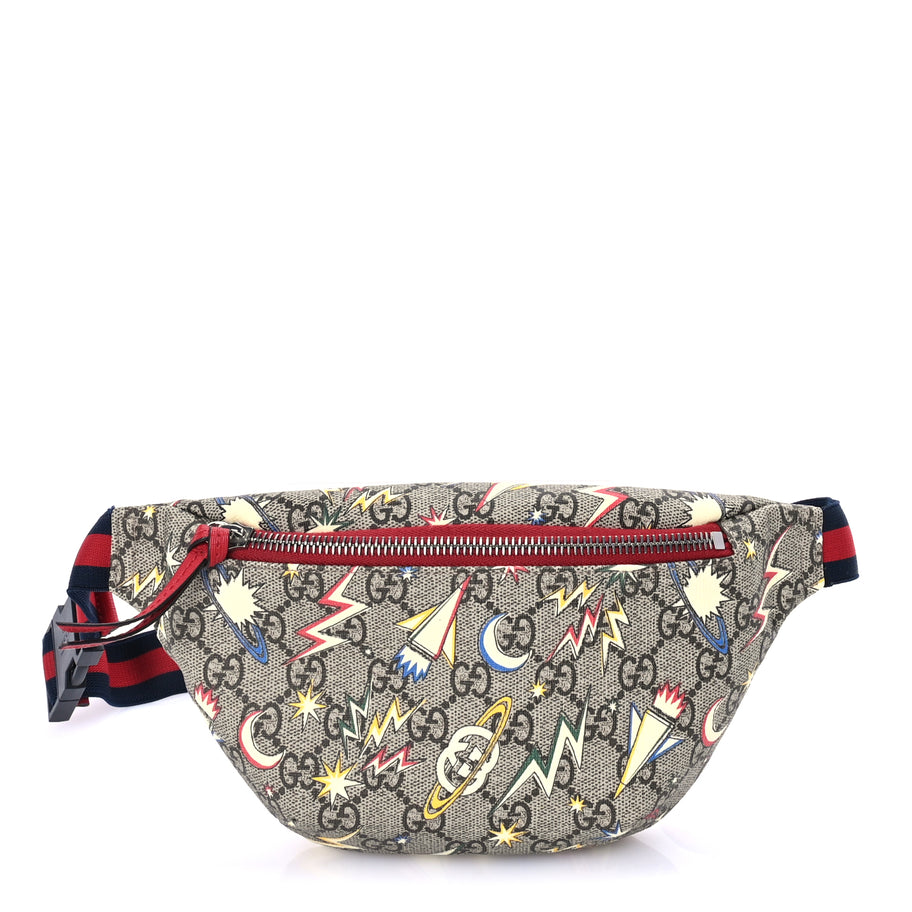 Gucci GG Supreme Monogram Childrens Space Print Belt Bag  Multicolor Image 1