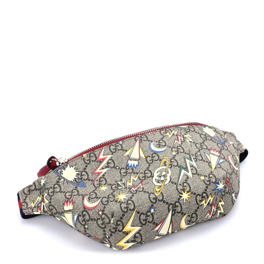 Gucci GG Supreme Monogram Childrens Space Print Belt Bag  Multicolor Image 3