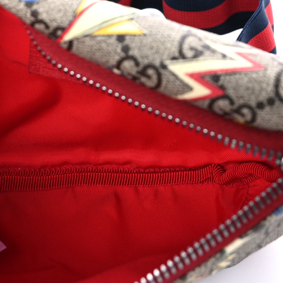 Gucci GG Supreme Monogram Childrens Space Print Belt Bag  Multicolor Image 4