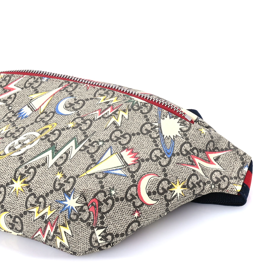 Gucci GG Supreme Monogram Childrens Space Print Belt Bag  Multicolor Image 8