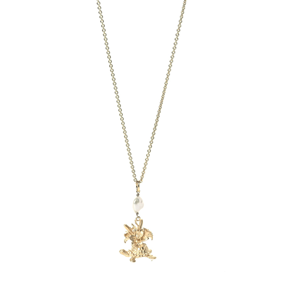 Christian Dior Pearl Reve D'Infini  Necklace  Gold White Image 1